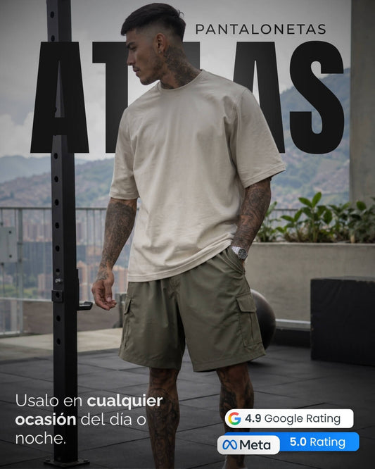 Pantaloneta Atlas cargo nautica
