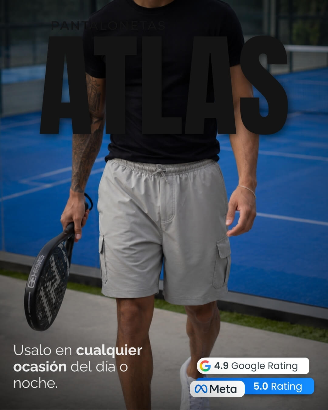 Pantaloneta Atlas cargo nautica