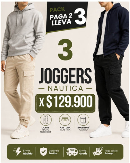 Jogger nautica hombre